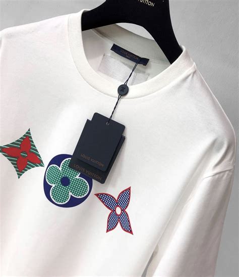 louis vuitton monogram tshirt|louis vuitton cream tee monogram.